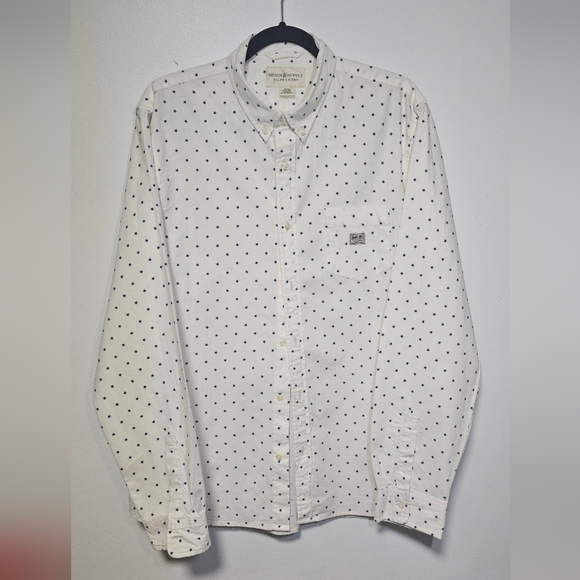Vintage Denim & Supply Ralph Lauren Button-Down Shirt with Navy Stars Print - Picture 4 of 5